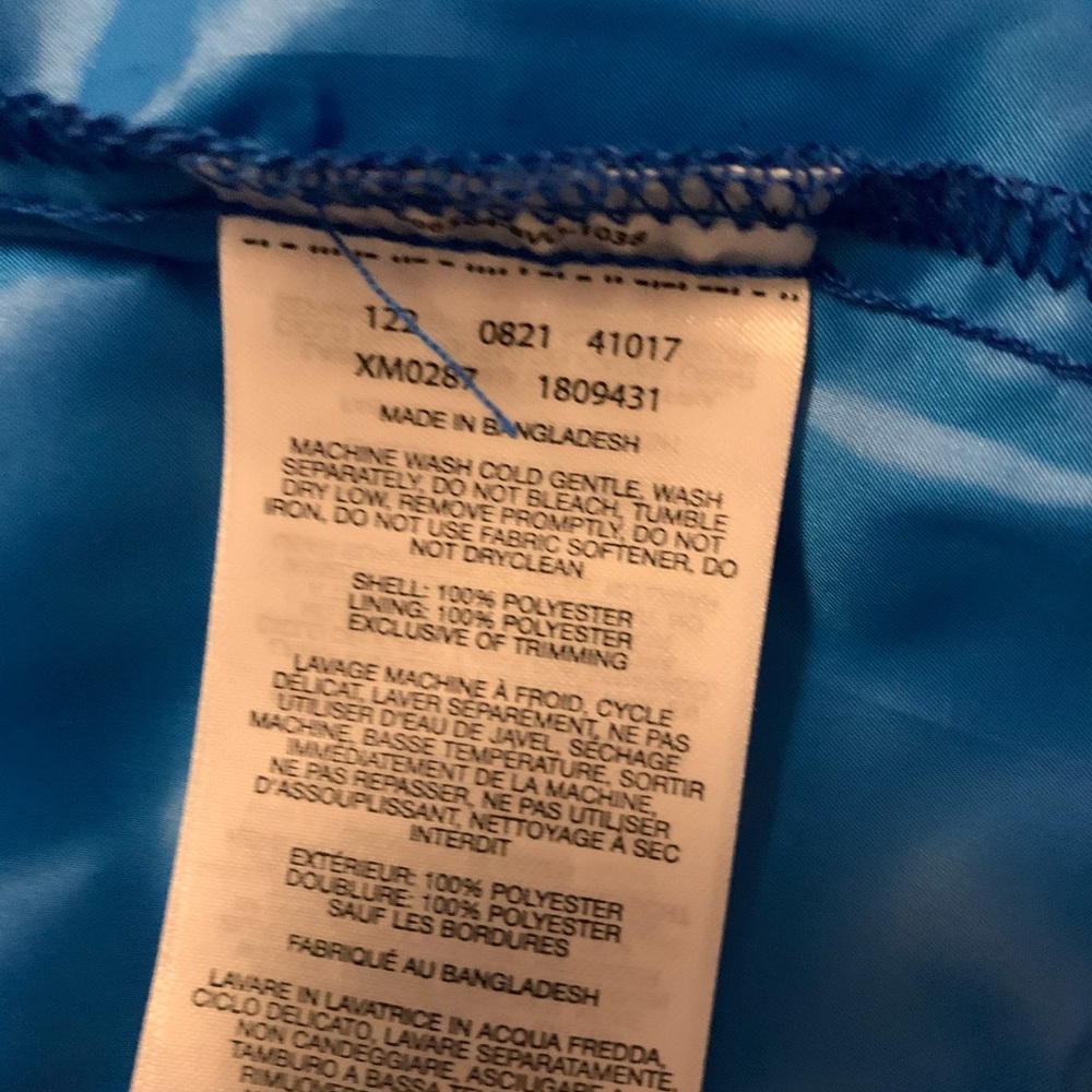 Men’s Columbia Blue Hooded Jacket Windbreaker - Picture 5 of 7
